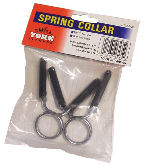 1 Spring Collars w Rubber Grips (pair)