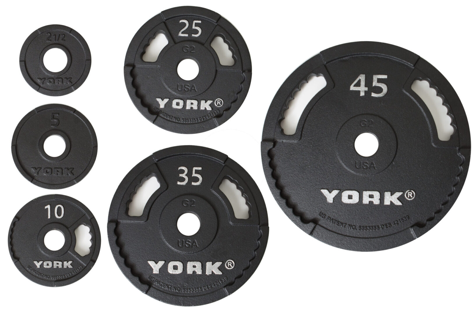 2 G-2 Cast Iron Olympic Weight Plate