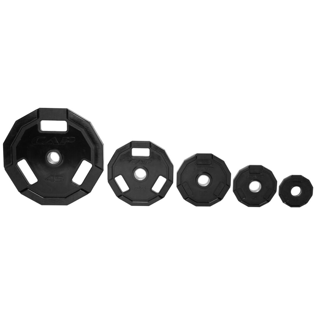 CAP 12-SIDED OLYMPIC RUBBER COATED GRIP PLATE