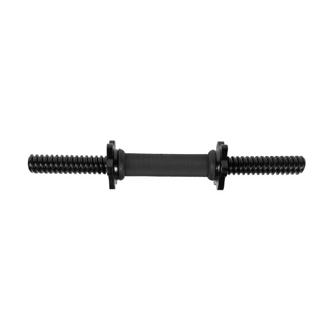 CAP BARBELL BLACK 14 THREADED DUMBBELL HANDLE WITH COLLARS