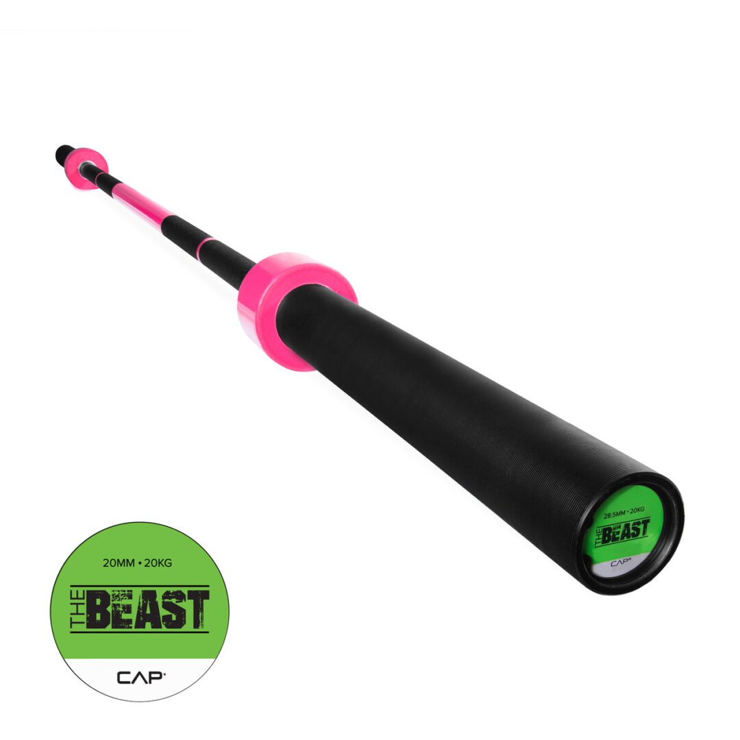 CAP CUSTOM THE BEAST OLYMPIC LIFTING BAR, BUBBLEGUM PINK