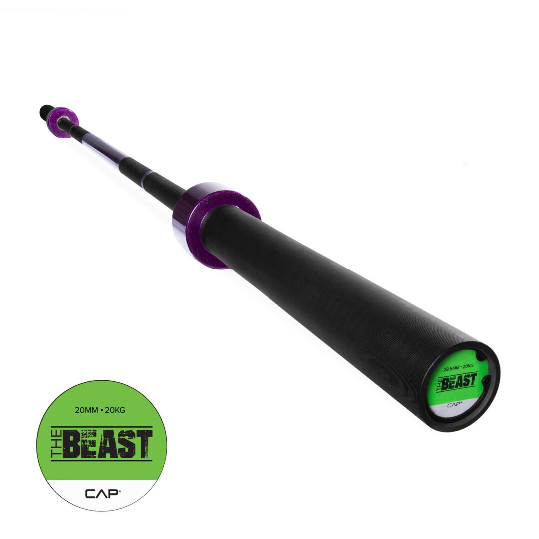 CAP CUSTOM THE BEAST OLYMPIC LIFTING BAR, ELECTRIC GRAPE PURPLE