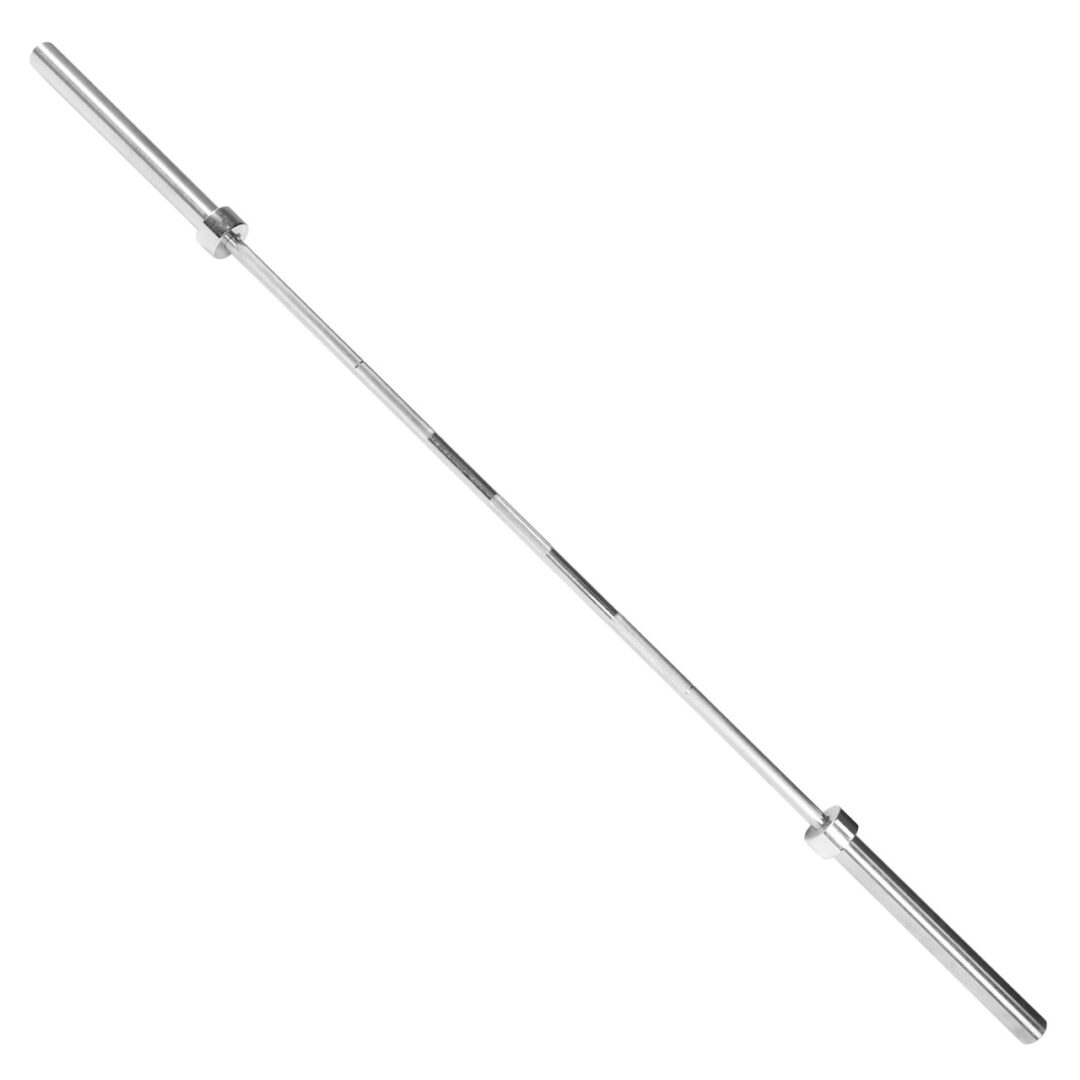 CAP OLYMPIC WEIGHT BAR, CHROME, 7 FT