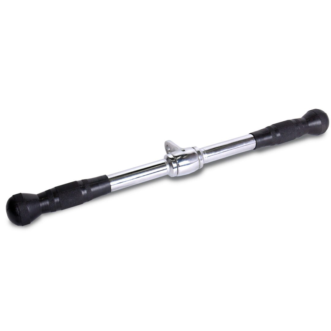 CAP REVOLVING STRAIGHT BAR WITH RUBBER HANDGRIPS, 20 IN