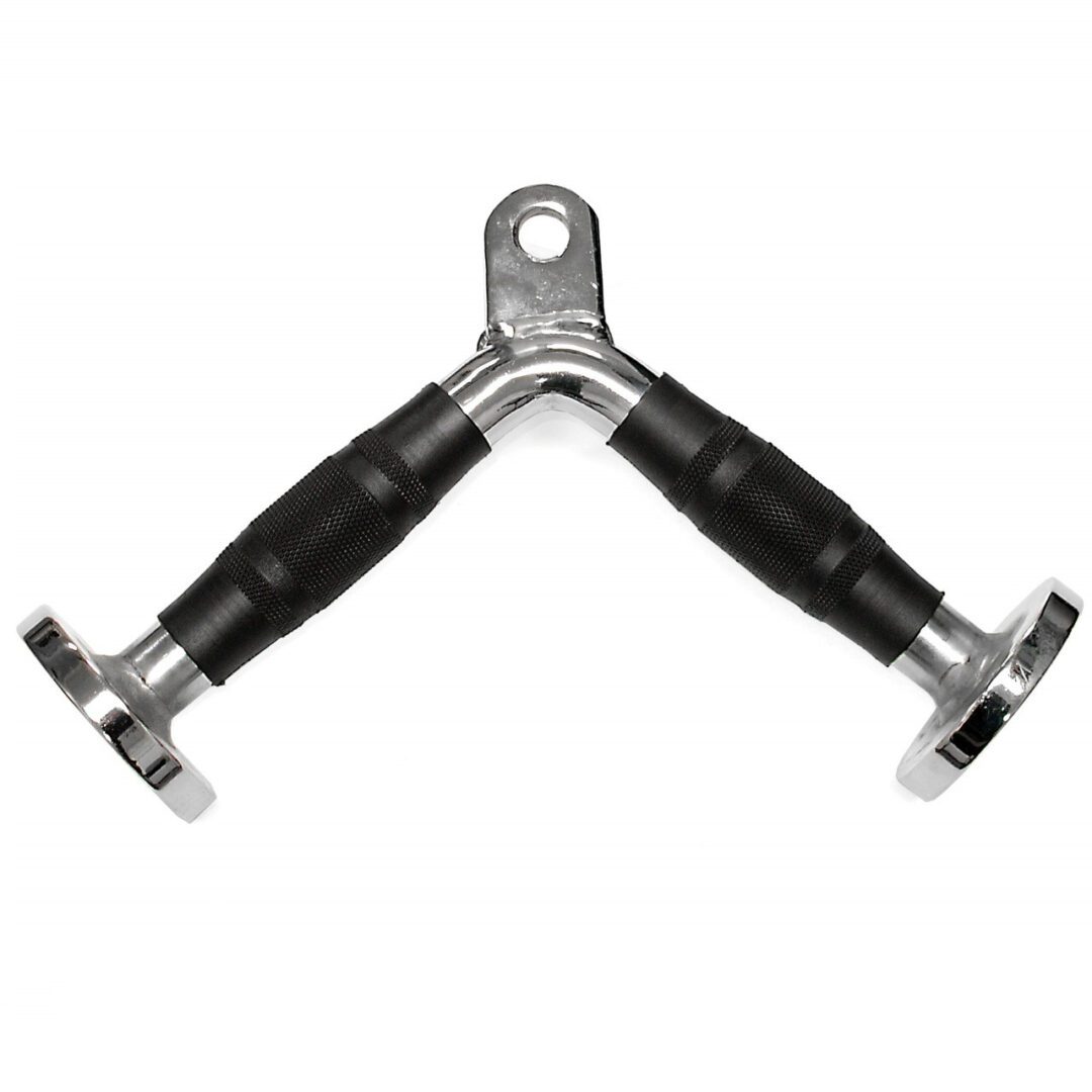 CAP TRICEPS PRESS DOWN BAR, RUBBER HANDGRIPS