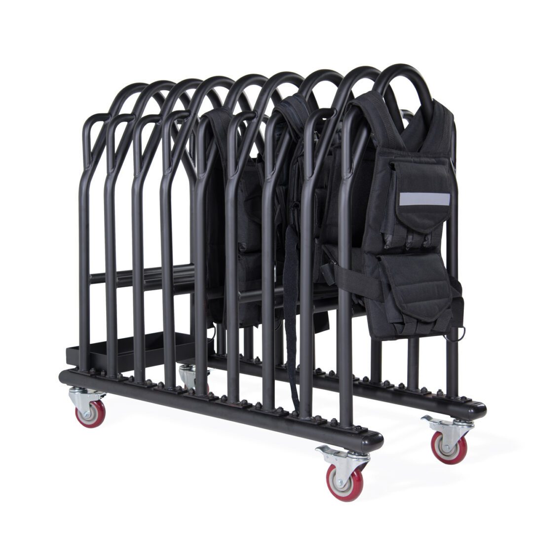 CAP WEIGHTED VEST STORAGE RACK