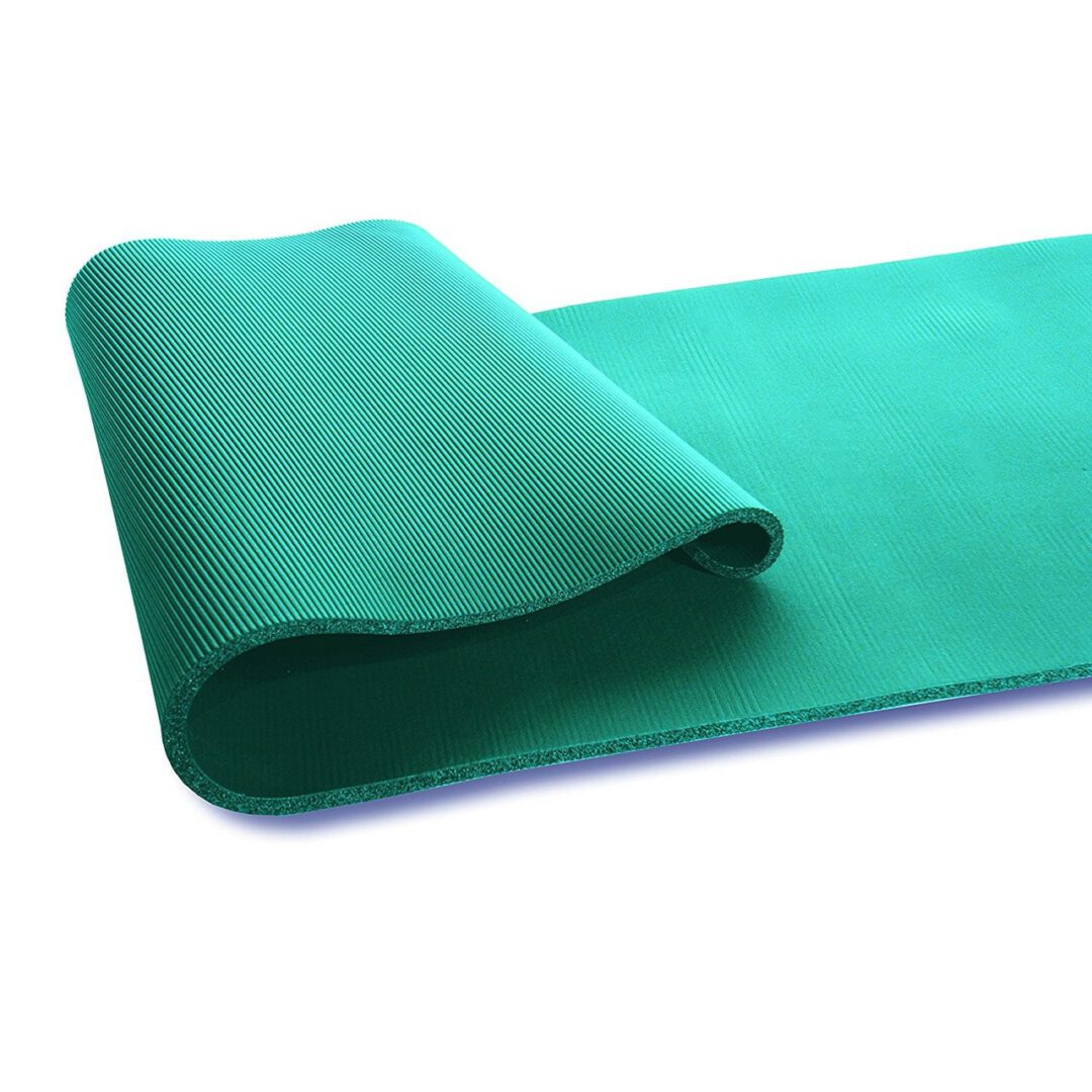 TONE FITNESS EXTRA THICK HIGH DENSITY EXERCISE YOGA MAT WITH CARRYING STRAP TEAL