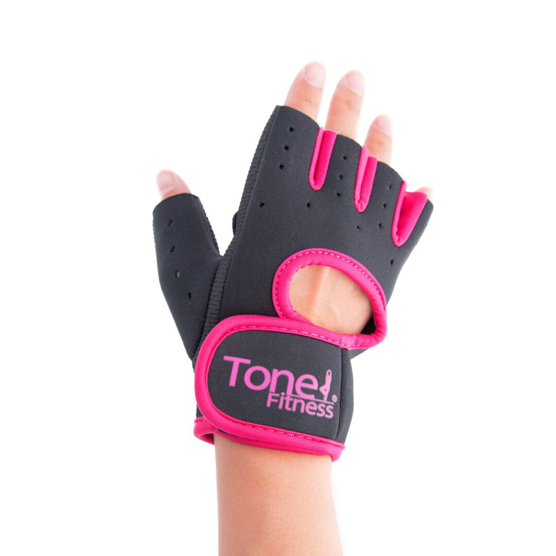 TONE FITNESS PINK WEIGHTLIFTING GLOVES