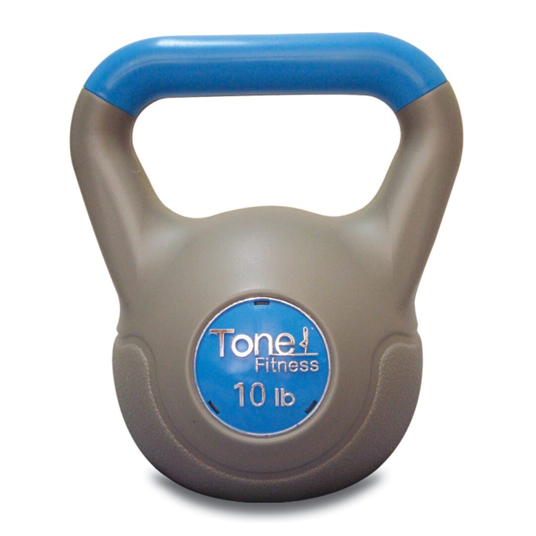 TONE FITNESS PVC COATED CEMENT KETTLEBELL (SDKC)