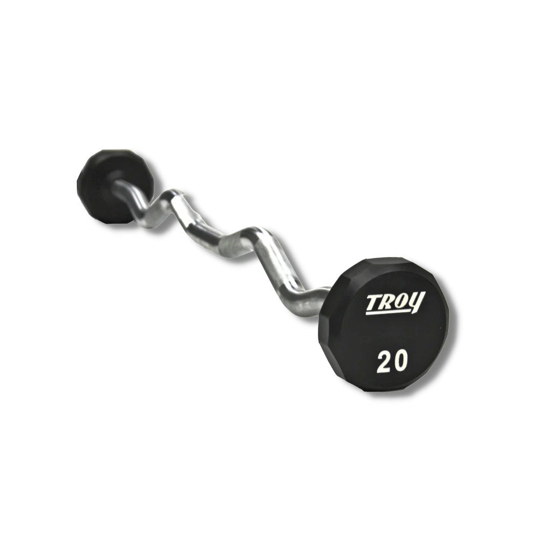 12 Side Urethane EZ Barbell