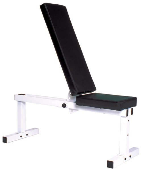 Pro Series 205 FI White Flat Adjustable Incline Bench Press