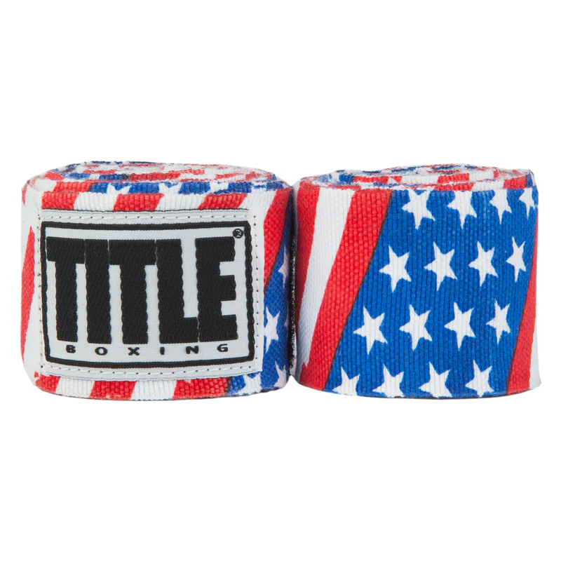 TITLE Boxing Print Hand Wraps 180