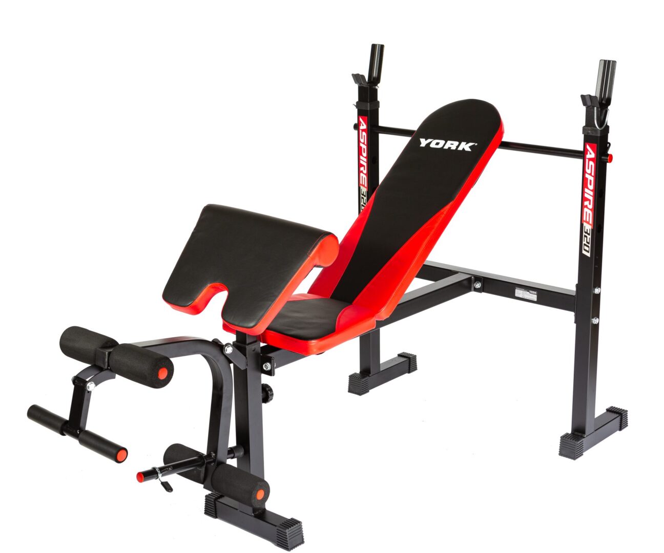 YORK Aspire 320 Multi Purpose Flat to Incline Bench with Arm Leg Curl