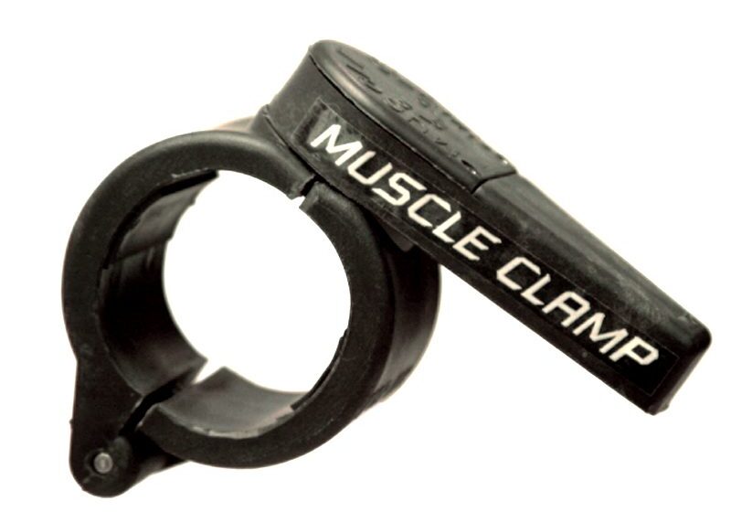 1 YORK Muscle Clamp Collars – Black – Pair