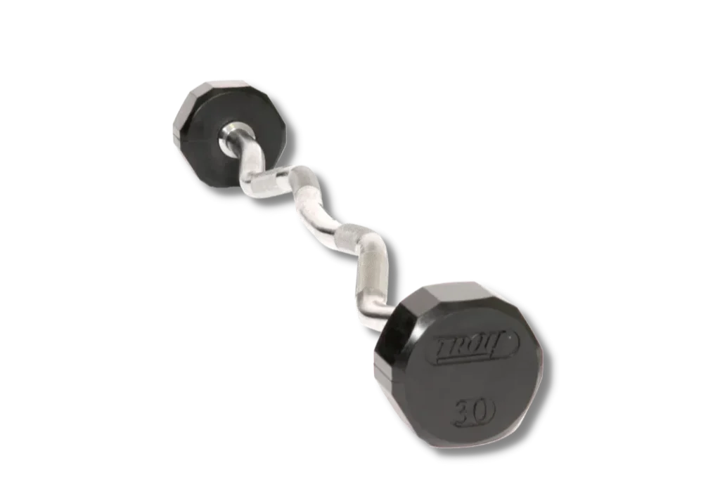 12 Side Rubber EZ Barbell