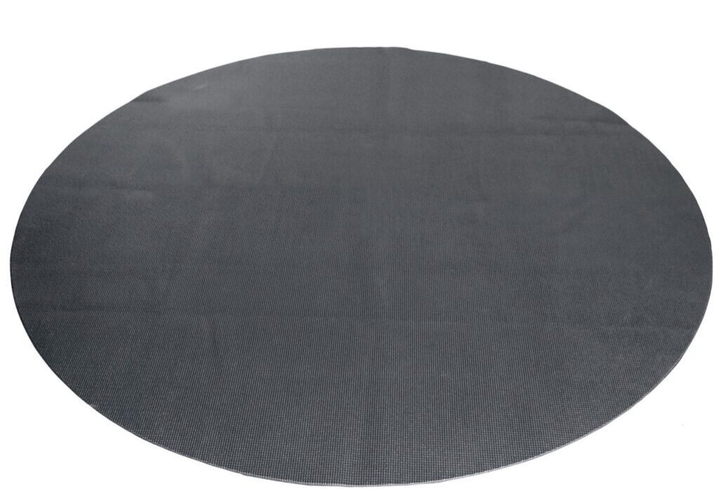 CAP BARBELL ANTIMICROBIAL MULTI-USE ROUND ACTIVITY MAT, BLACK, 5 FT