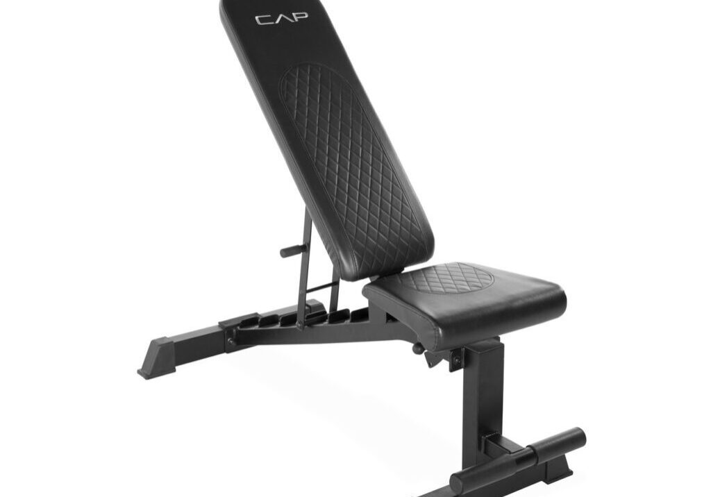 CAP BARBELL BLACK ADJUSTABLE UTILITY WEIGHT BENCH