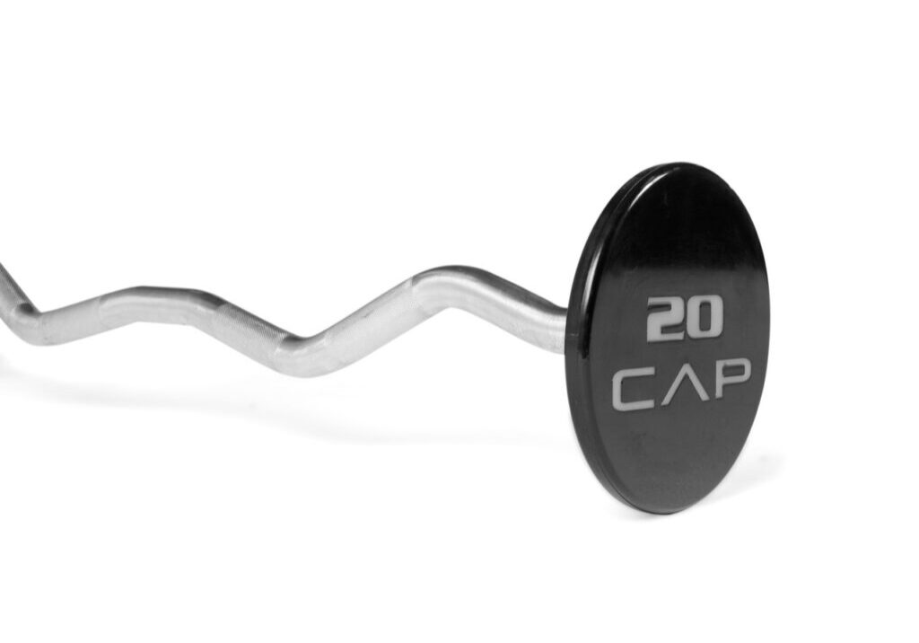 CAP COMMERCIAL URETHANE COATED CURL BARBELL