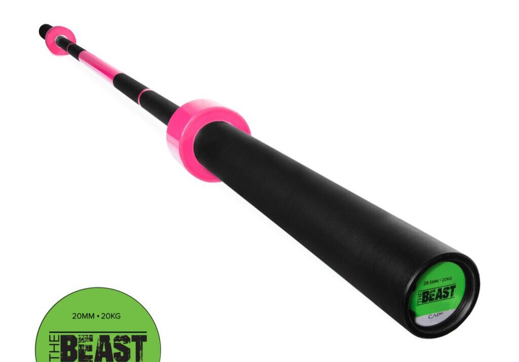 CAP CUSTOM THE BEAST OLYMPIC LIFTING BAR, BUBBLEGUM PINK