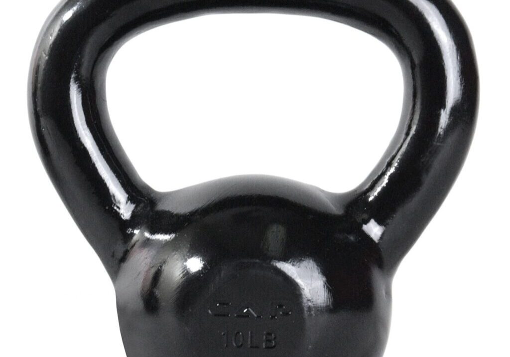 CAP ENAMEL COATED CAST IRON KETTLEBELL