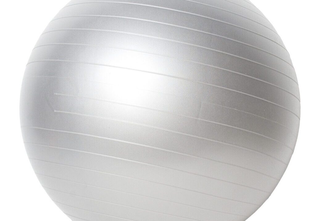 CAP FITNESS GYM BALL, SILVER, 65 CM