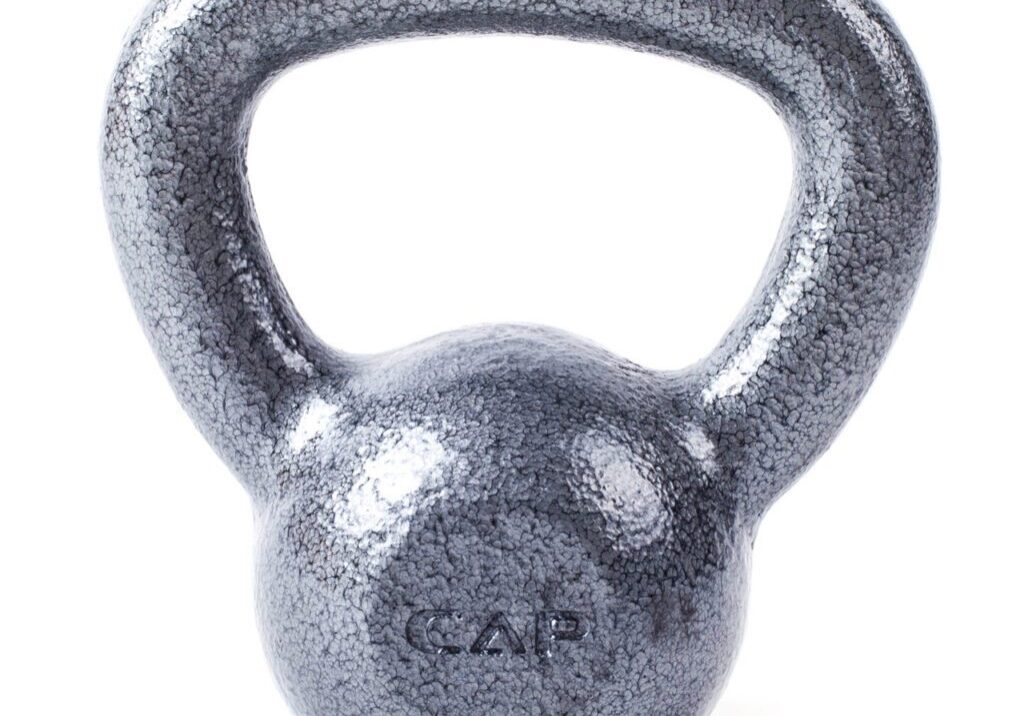 CAP HAMMERTONE CAST IRON KETTLEBELL, GRAY