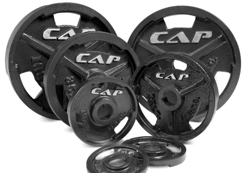 CAP OLYMPIC CAST IRON GRIP PLATE, BLACK