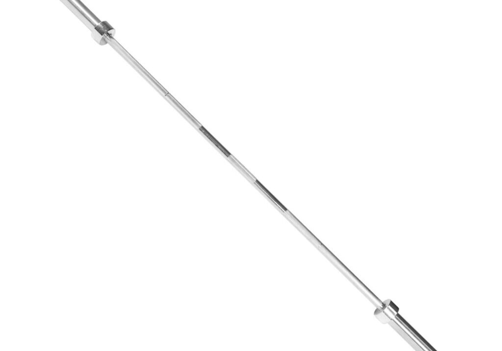 CAP OLYMPIC WEIGHT BAR, CHROME, 7 FT