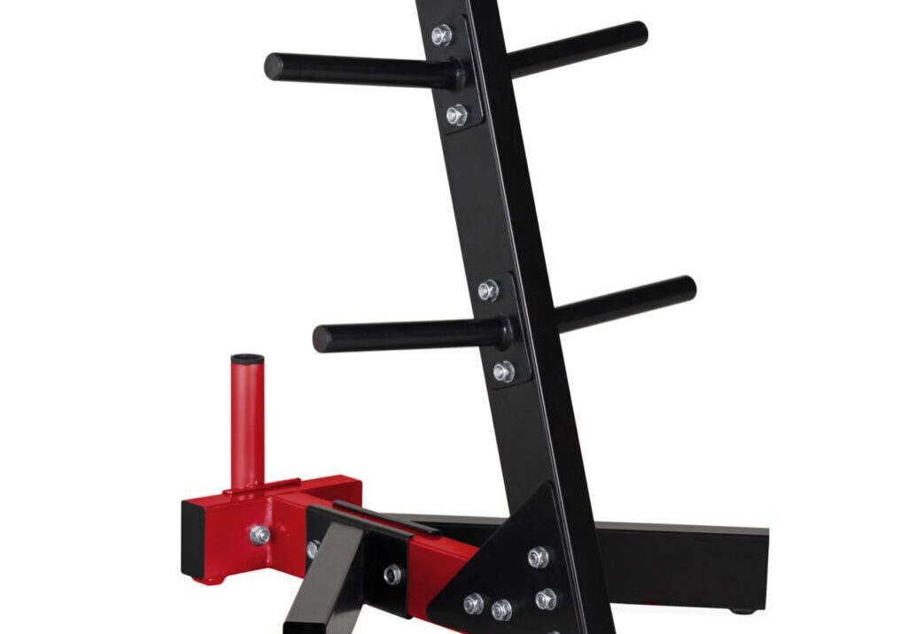 CAP STRENGTH BLACK RED TREE STORAGE RACK FOR WEIGHTS AND BAR