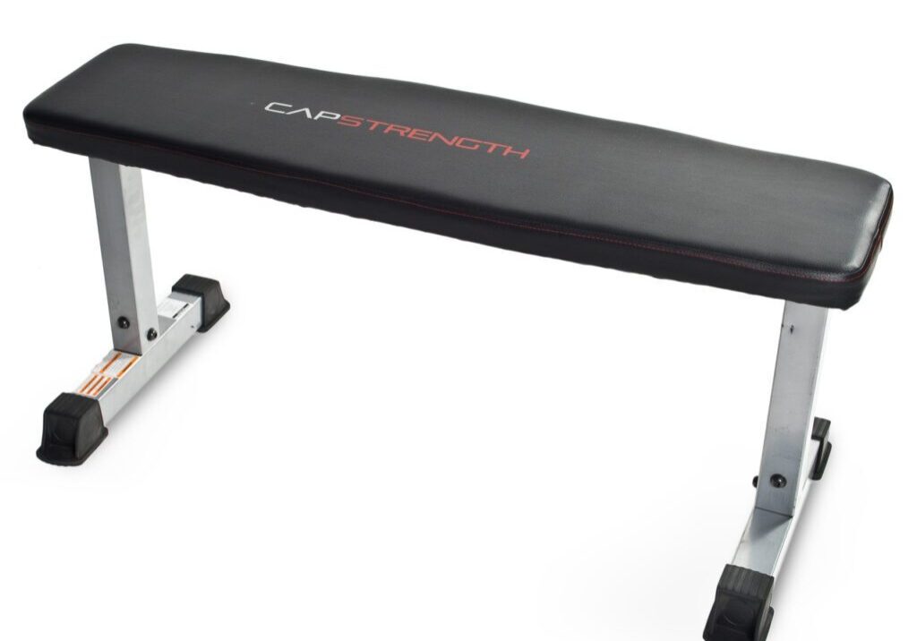 CAP STRENGTH FLAT BENCH, BLACK GRAY