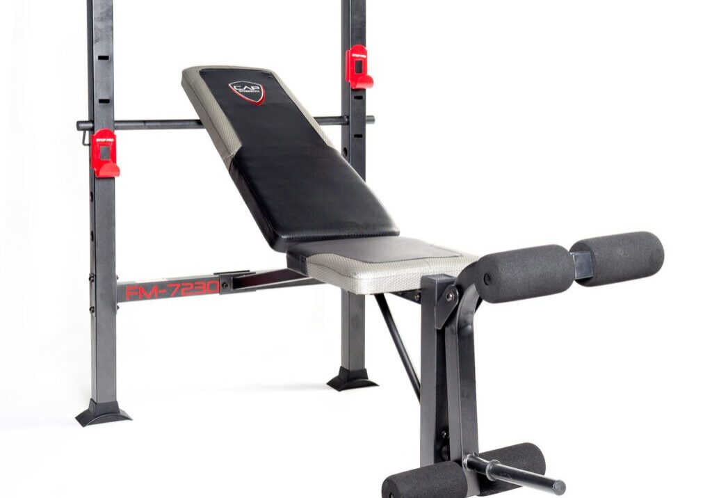 CAP STRENGTH STANDARD BENCH BLACK RED