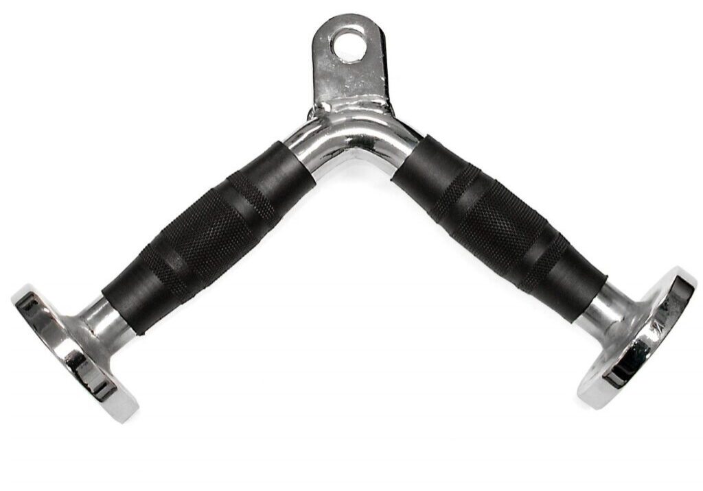 CAP TRICEPS PRESS DOWN BAR, RUBBER HANDGRIPS