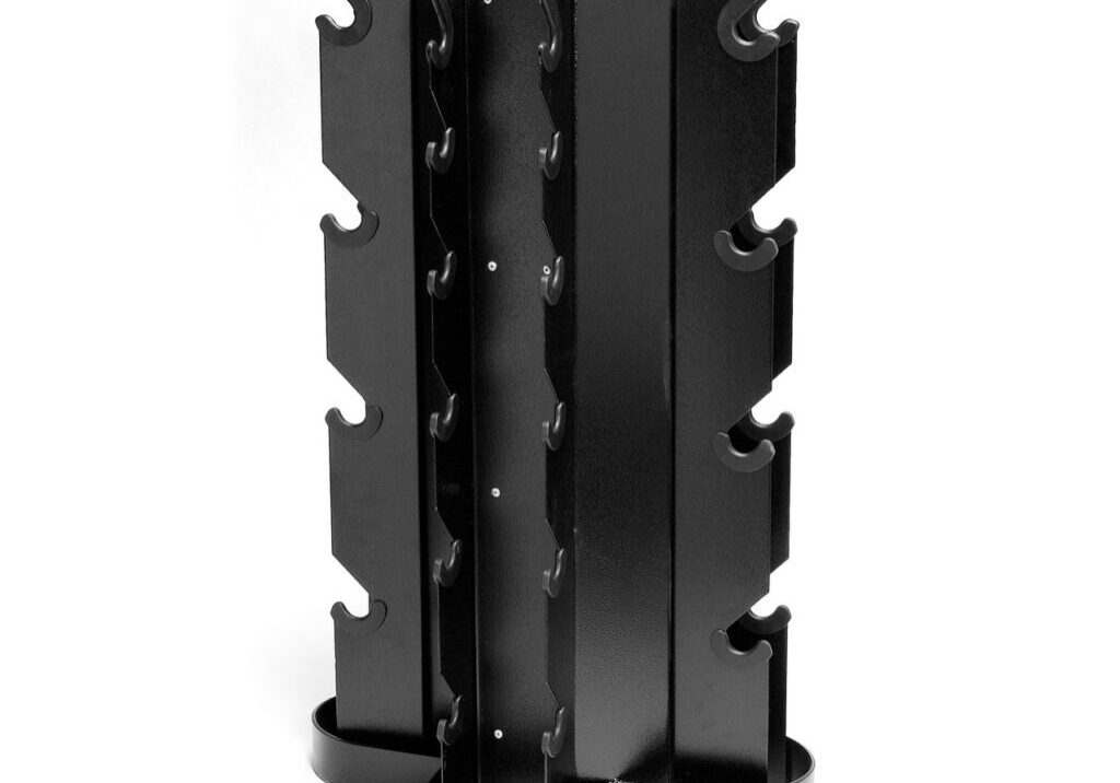 CAP VERTICAL 4-SIDED DUMBBELL RACK, BLACK