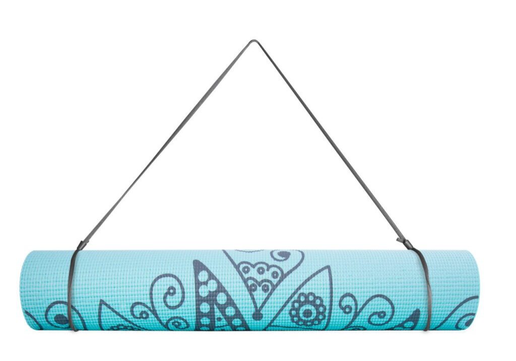 CAP YOGA ECO-FRIENDLY MANDALA PRINT YOGA MAT WITH CARRY SLING