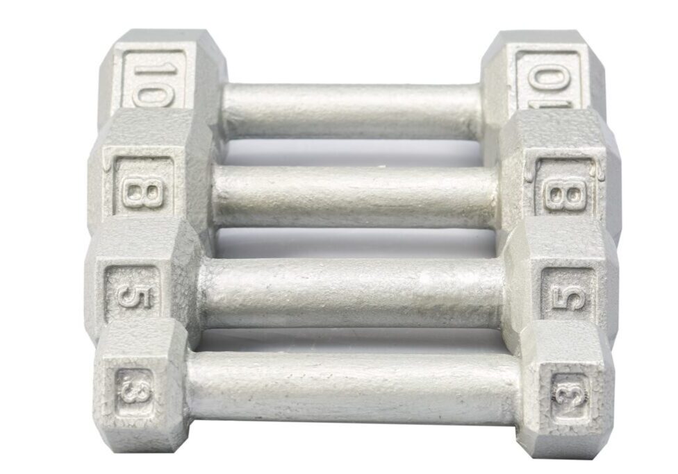 Cast Iron Hex Dumbbell (Residential Use Only)