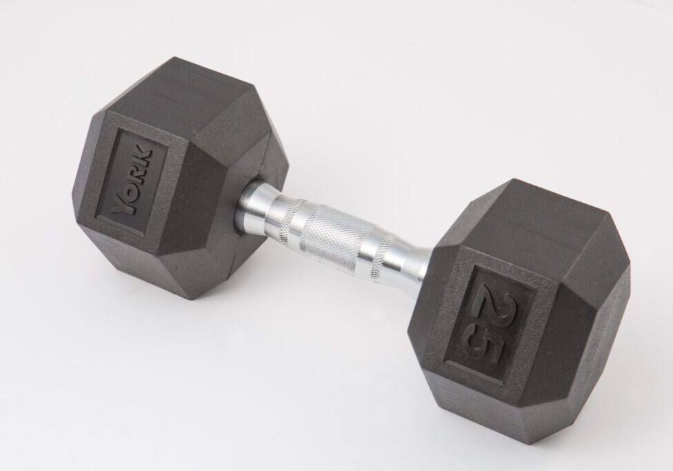 Rubber Hex Dumbbell