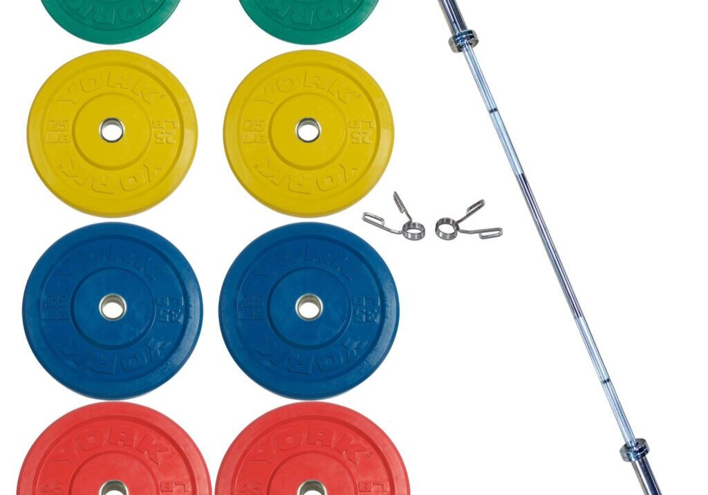 Rubber Training Bumper Plate Set (Color)