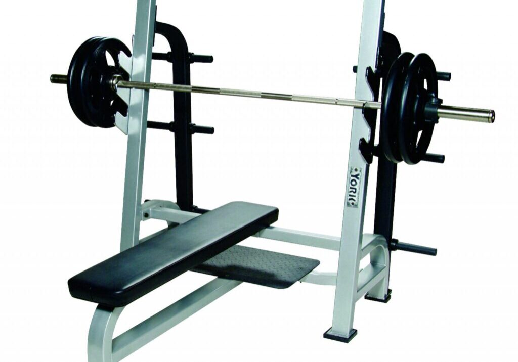 STS Olympic Flat Bench w Gun Racks