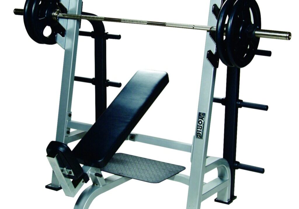 STS Olympic Incline Bench Press w Gun Racks