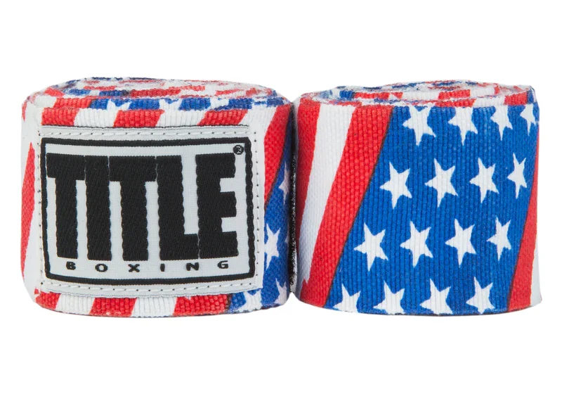 TITLE Boxing Print Hand Wraps 180