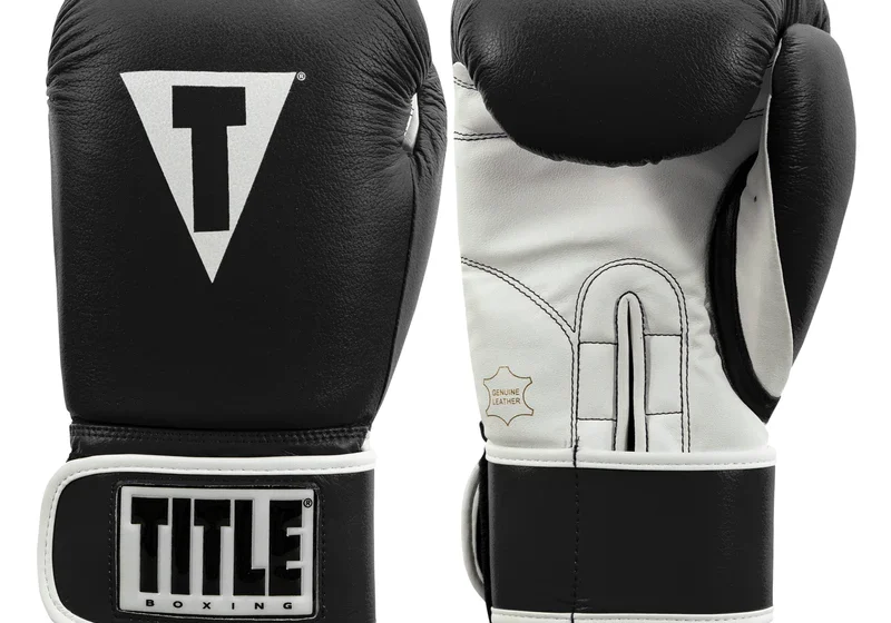 TITLE Boxing Pro Style Leather Training Gloves 3.0