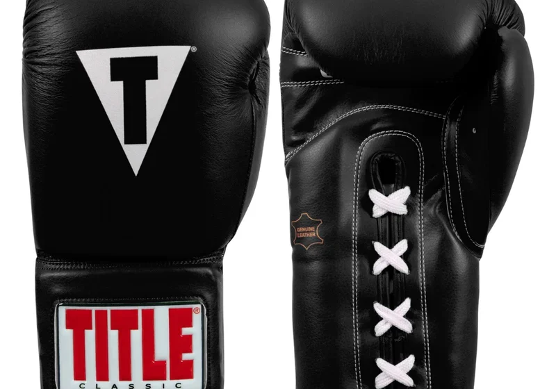 TITLE Classic Leather Lace Training Gloves 2.0