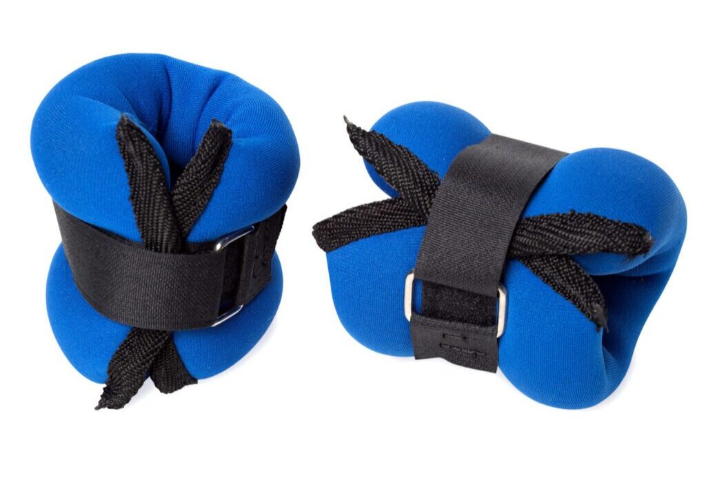 TONE FITNESS ANKLE WRIST WEIGHTS, PAIR, 1 LB EACH