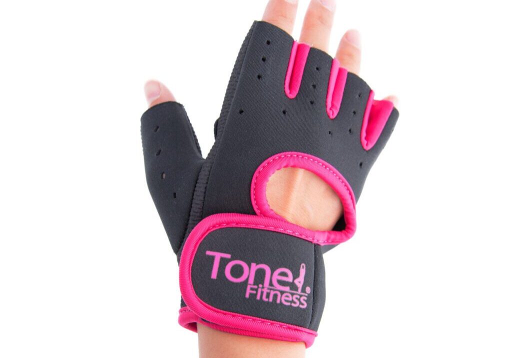 TONE FITNESS PINK WEIGHTLIFTING GLOVES