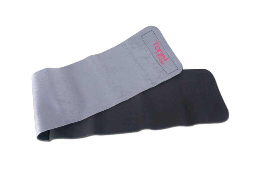 TONE FITNESS WAIST TRIMMER BELT, GRAY