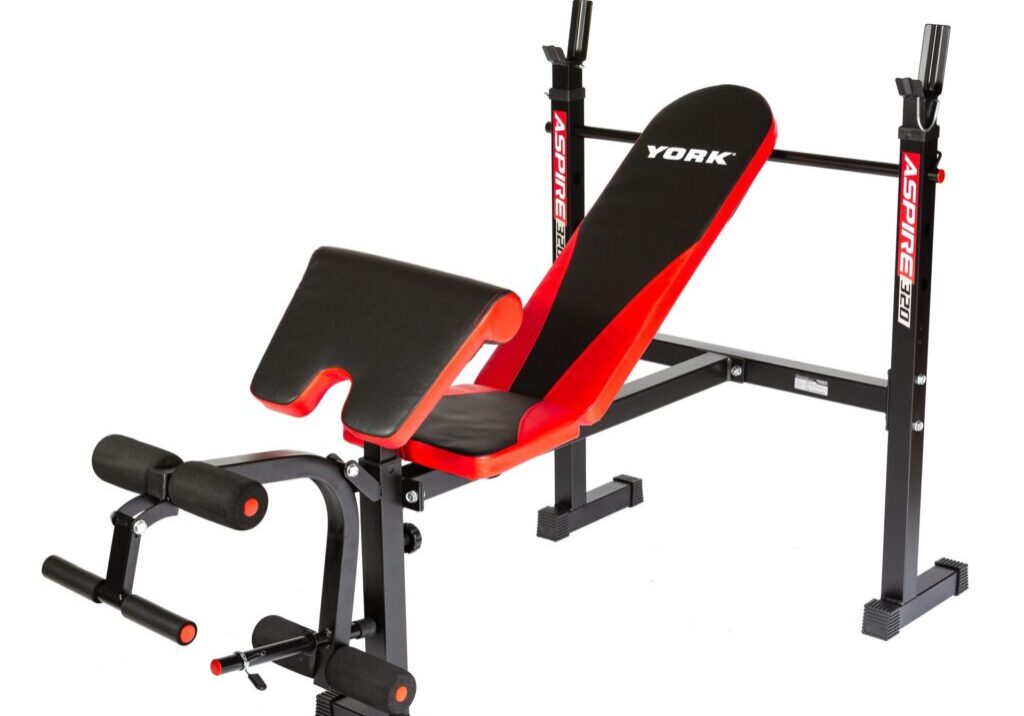 YORK Aspire 320 Multi Purpose Flat to Incline Bench with Arm Leg Curl